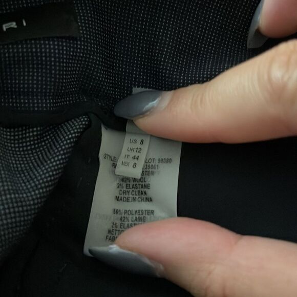 Elie Tahari dark blue wide leg pants - Picture 7 of 8